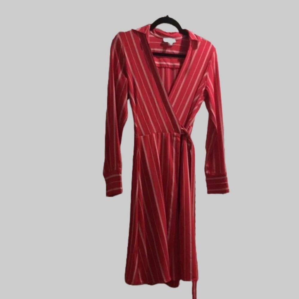 NWT Calvin Klein Wrap Collared Dress